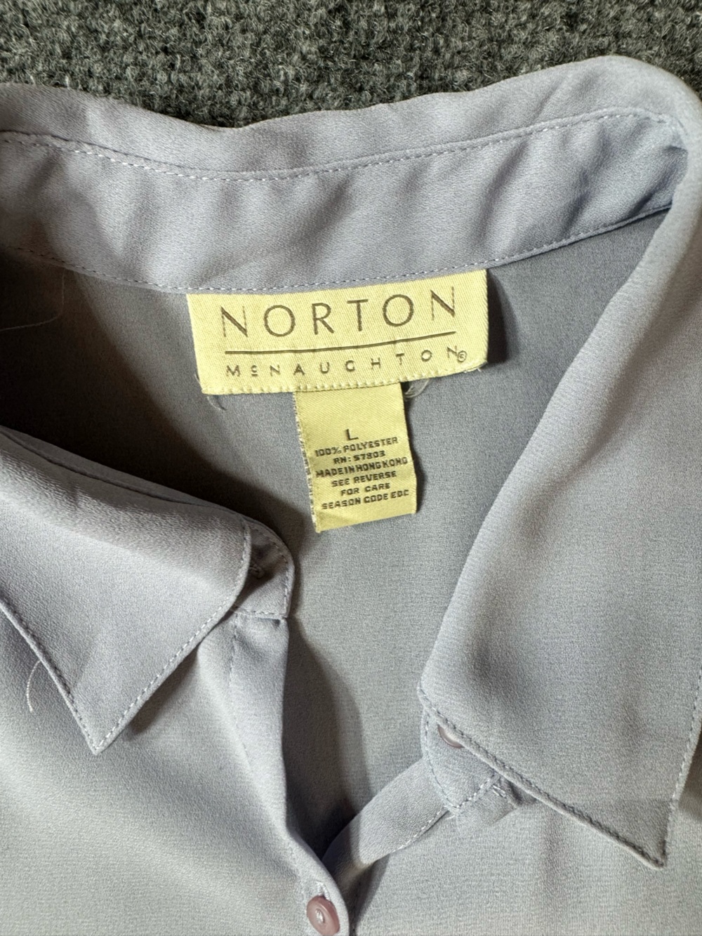 by Norton McNaughton Women's Light Gray Jacket - Size L